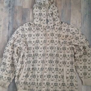 South Pole Beige Graphic Hoodie